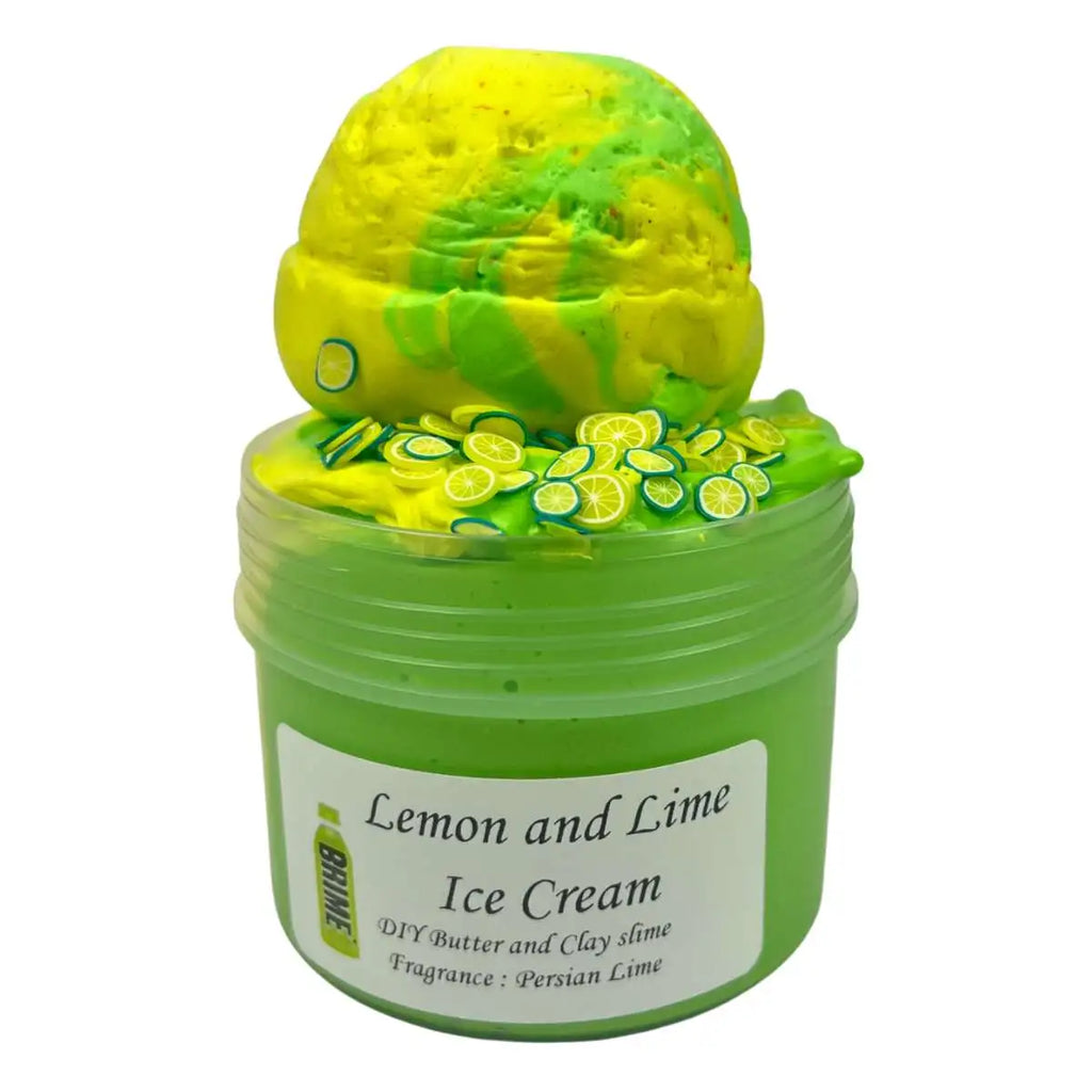 Brime Lemon and Lime Ice-cream DIY Slime 1