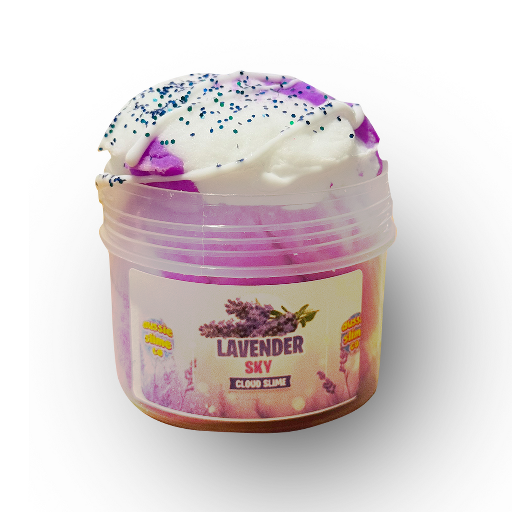 Lavender Sky DIY Slime