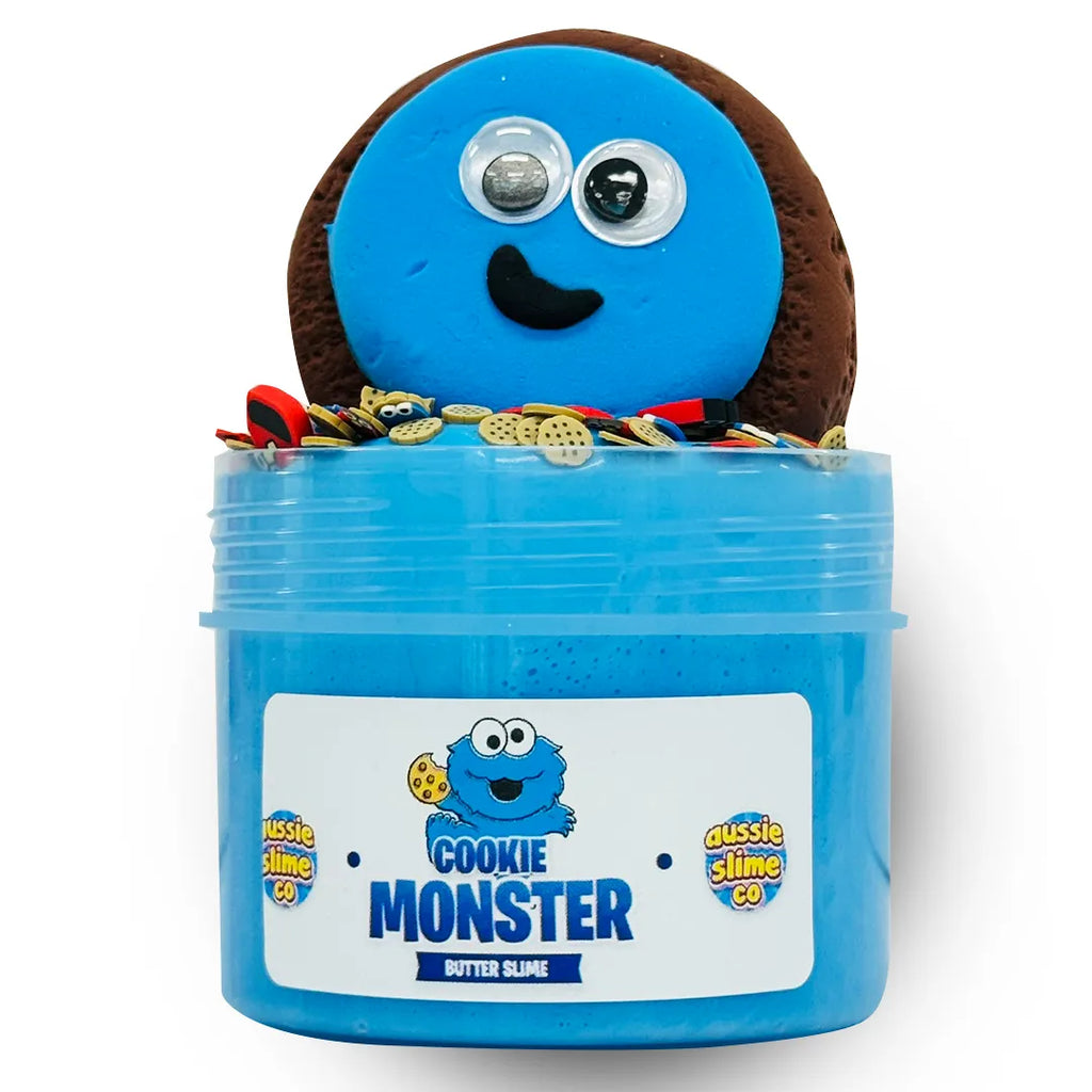 Cookie Monster DIY Butter Slime