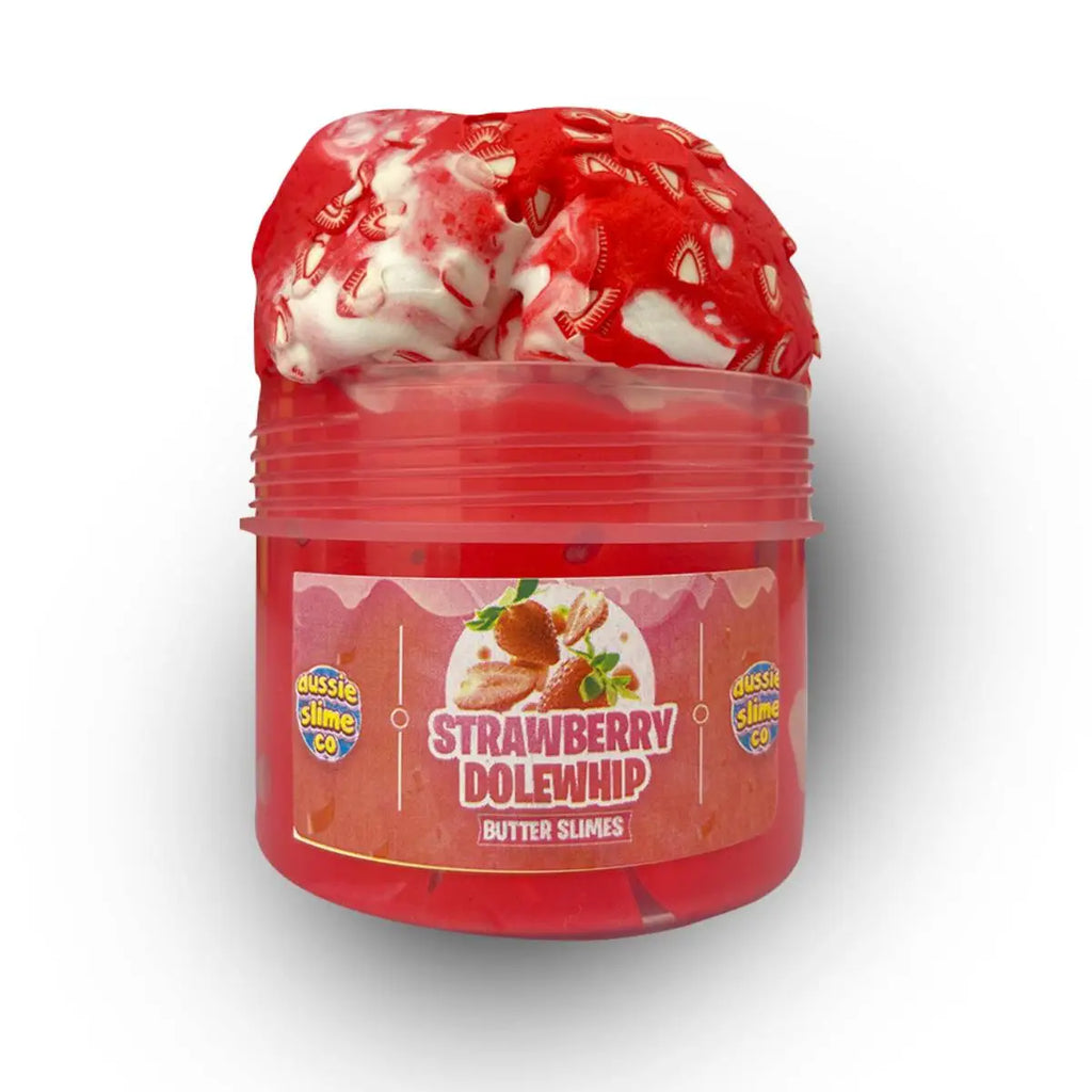 Strawberry Dolewhip Butter Slime | Aussie Slime Co. 1