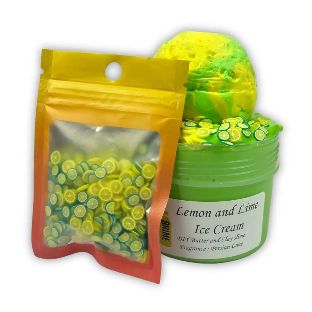 Brime Lemon and Lime Ice-cream DIY Slime 2
