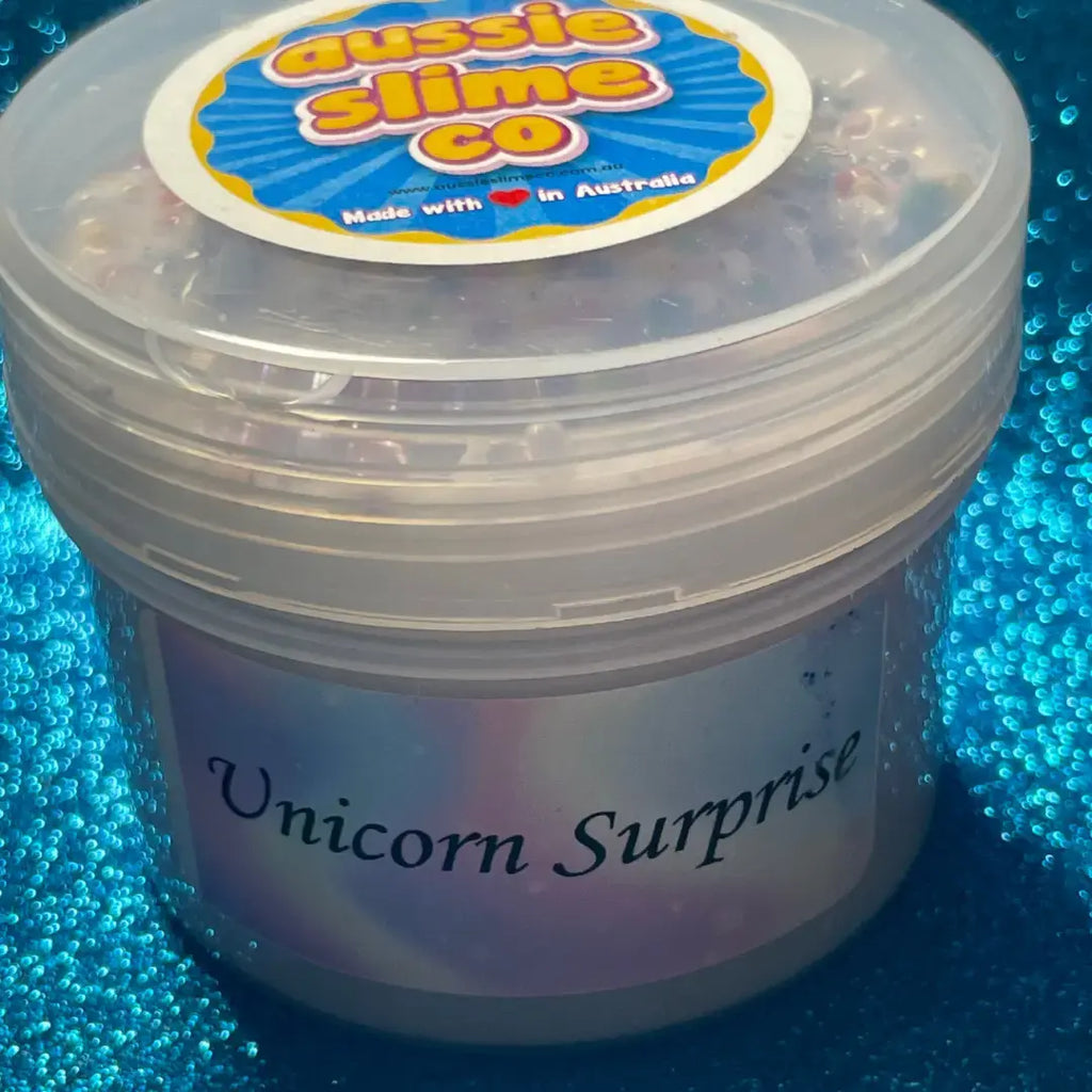 Unicorn Surprise Slime - floam butter slime
