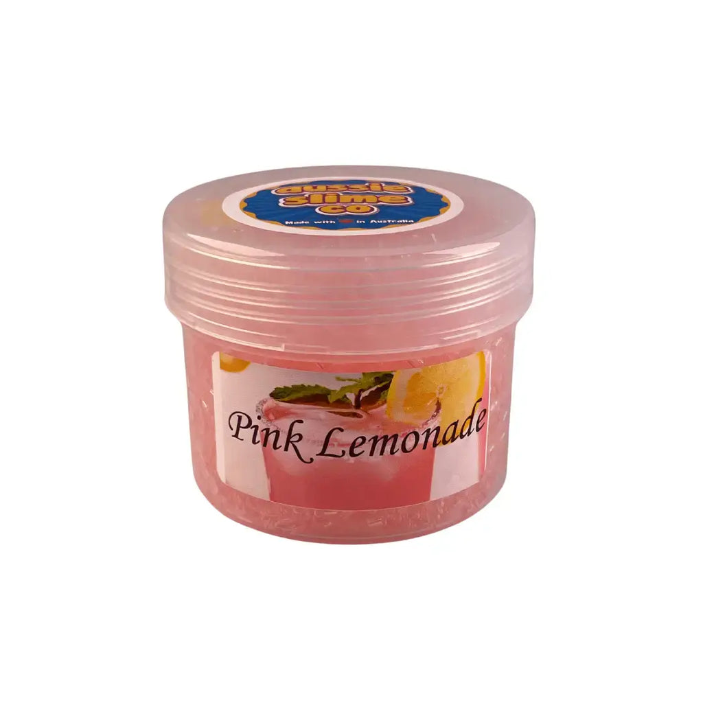 Pink Lemonade Clear Slime packing