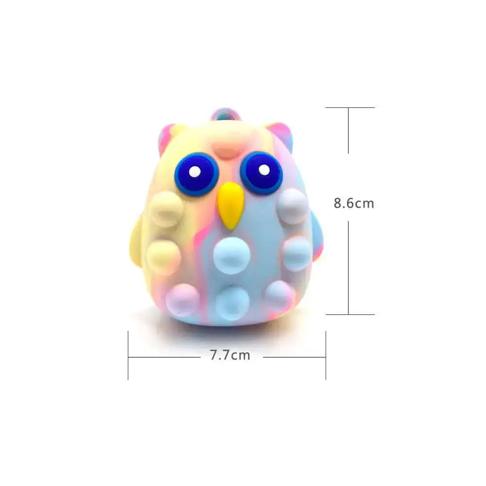3D Owl Pops Its - Owl Fidget Toy