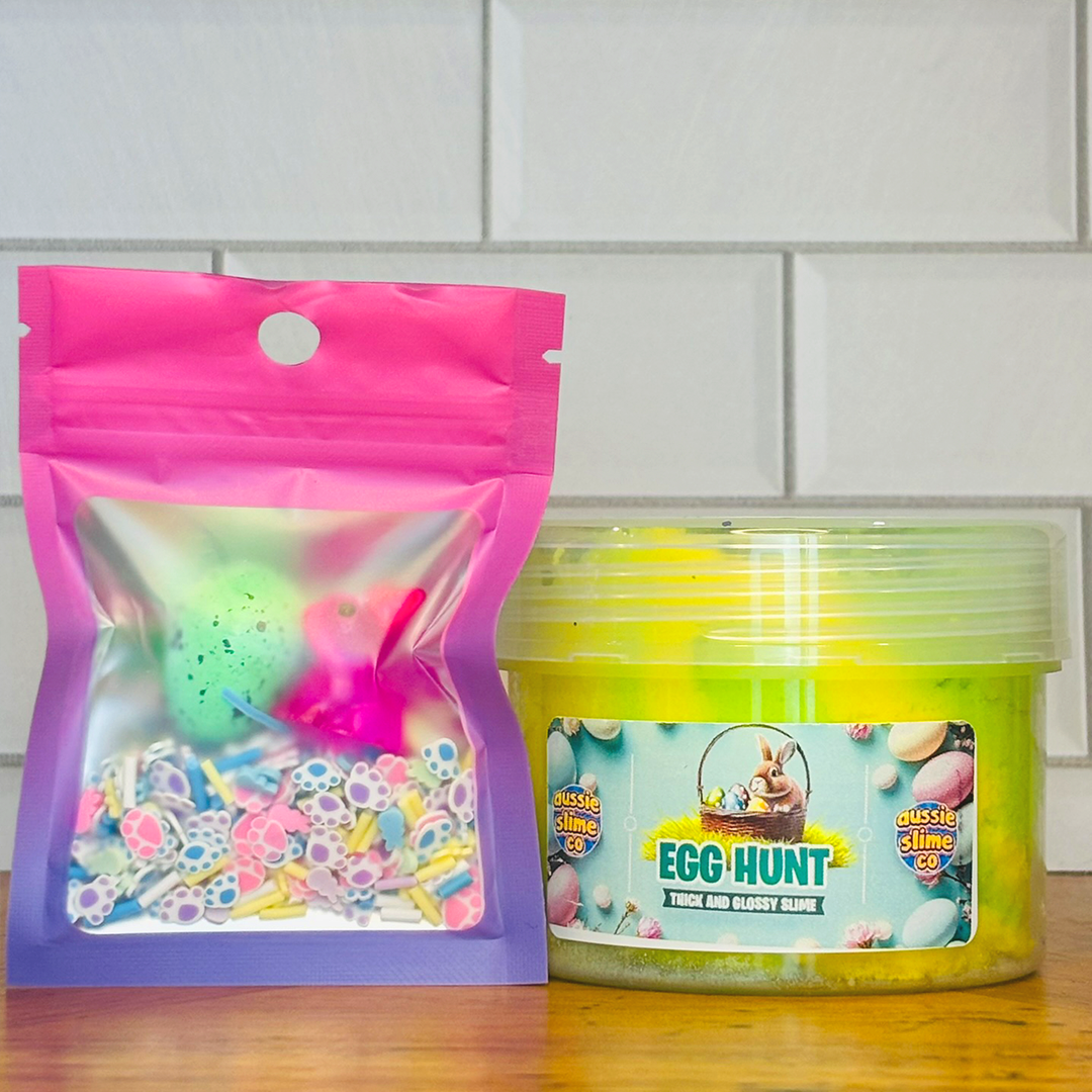 Slime Balls Fluffy Surprise Slime Egg Soft Egg DIY Slime Kit Clear