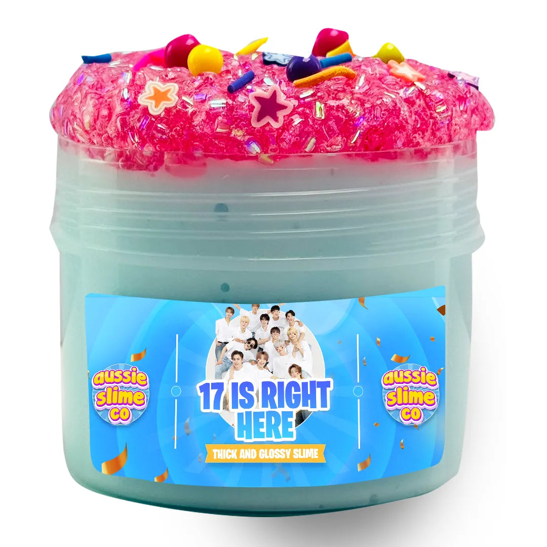 “17 Is Right Here” | Limited Edition KPOP Slimes | Buy Now