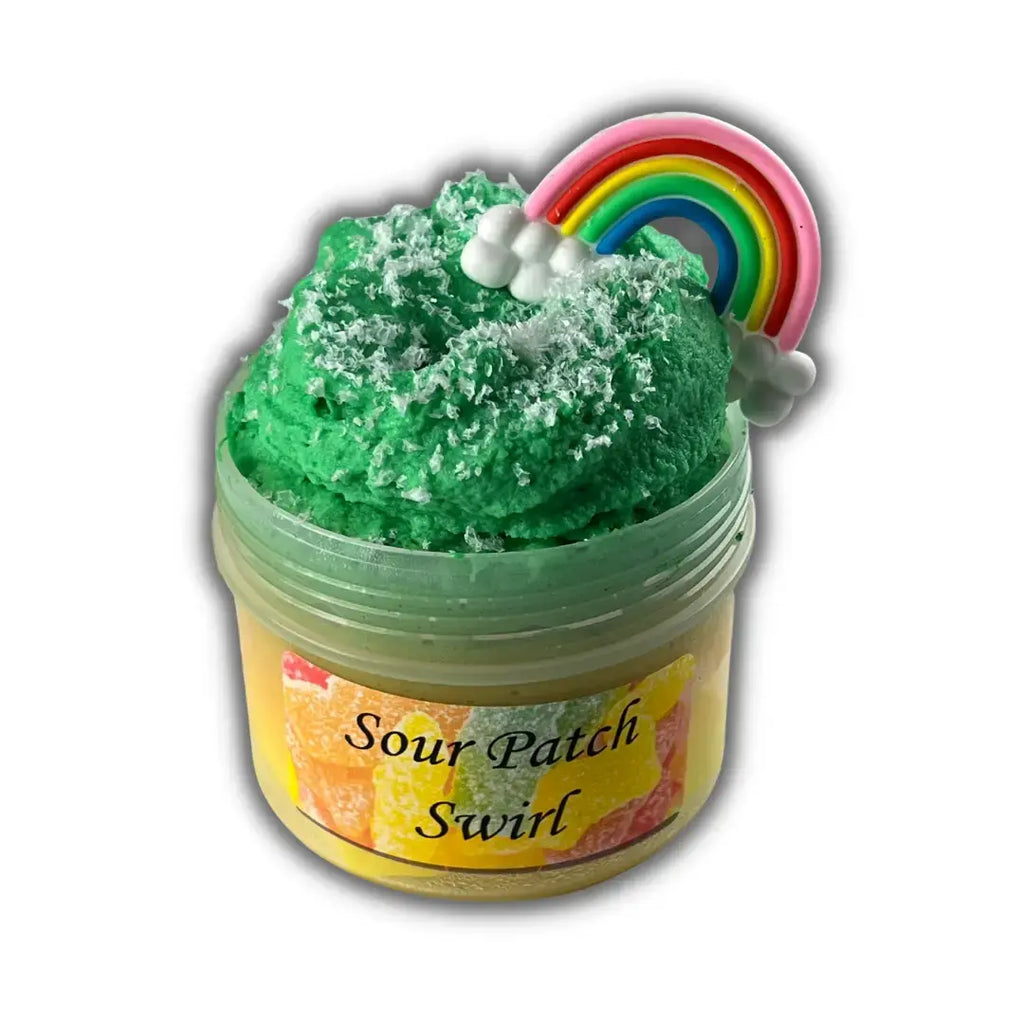 Sour Patch Swirl - Cloud Cream Slime 4