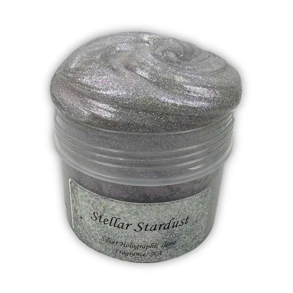 Stellar Stardust Clear Slime - Aussie Slime Co. 1