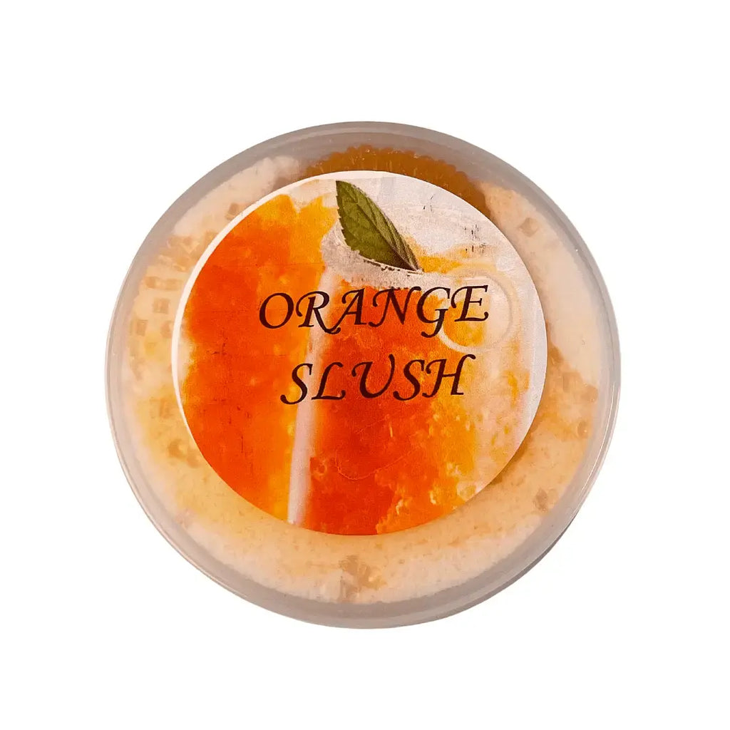 Orange Slush with Dreamy Texture Slime 4oz top