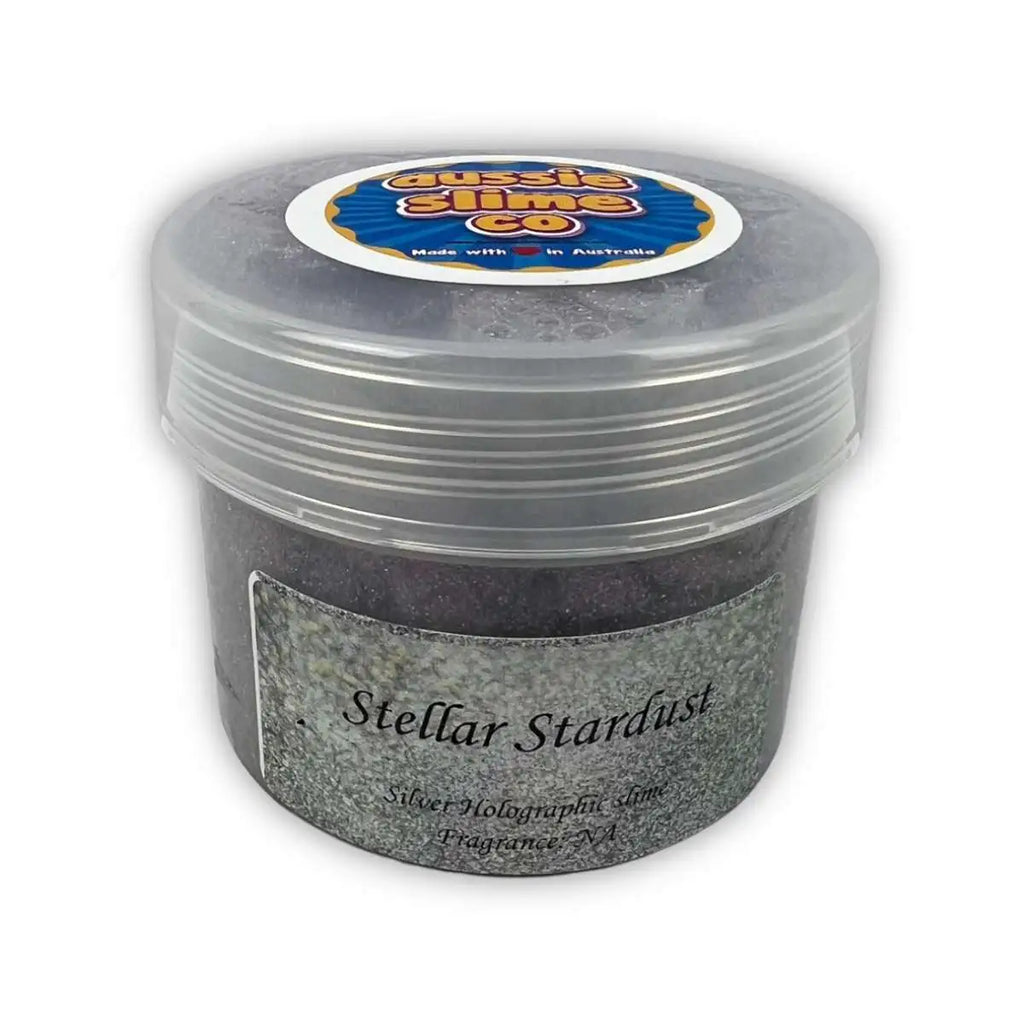 Stellar Stardust Clear Slime - Aussie Slime Co. 2