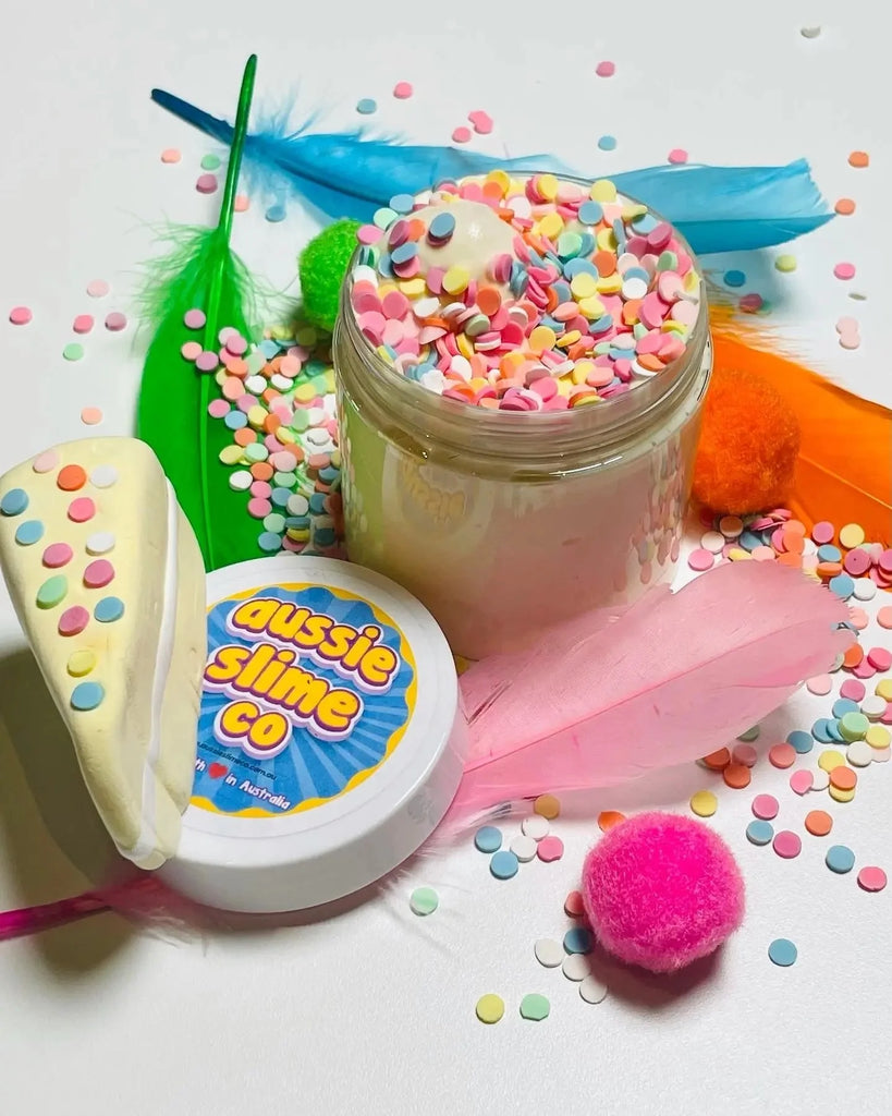 Funfetti Slime - Thick and Glossy Slime- DIY slime- Butter slime