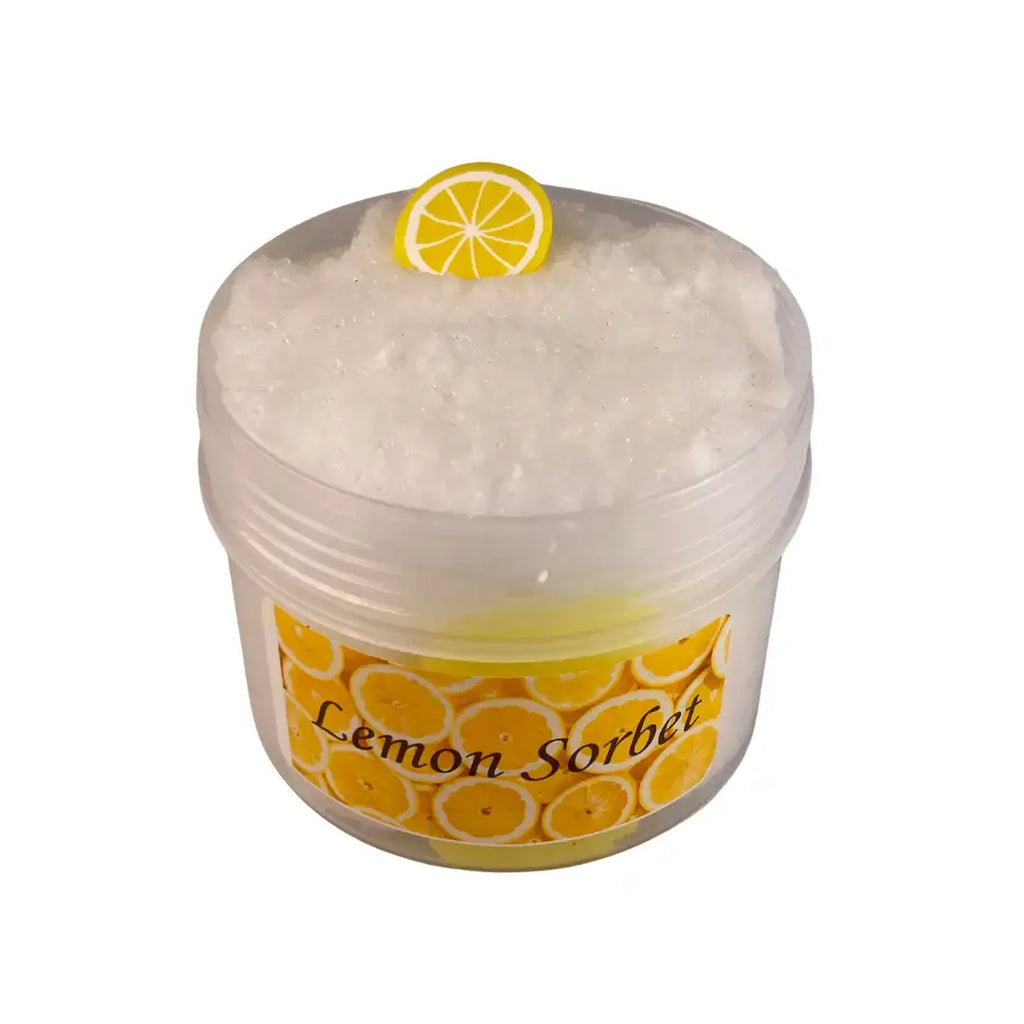 Lemon Sorbet Non Sticky Cloud Slime Box open