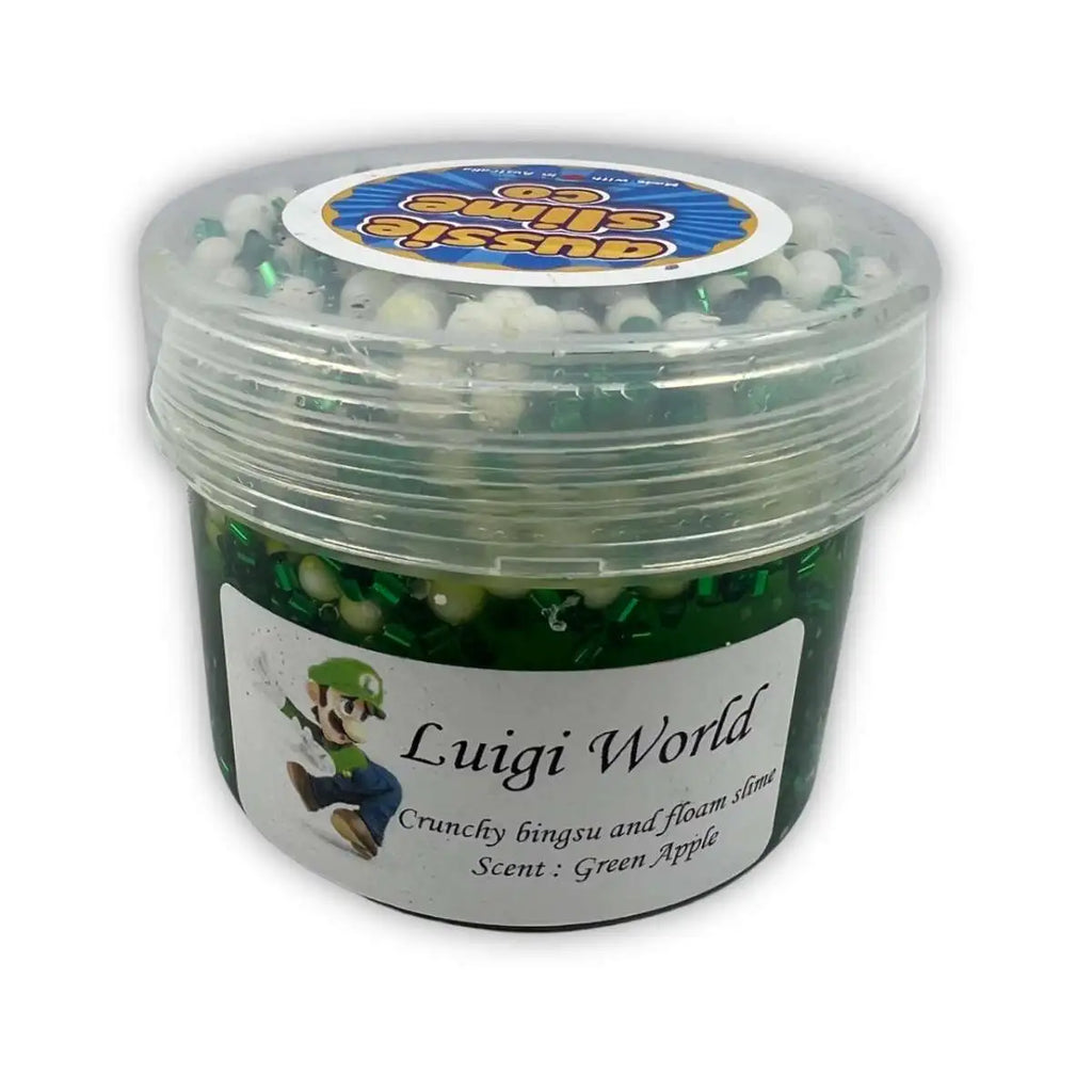 Luigi World Bingsu Slime - Aussie Slime Co. 2
