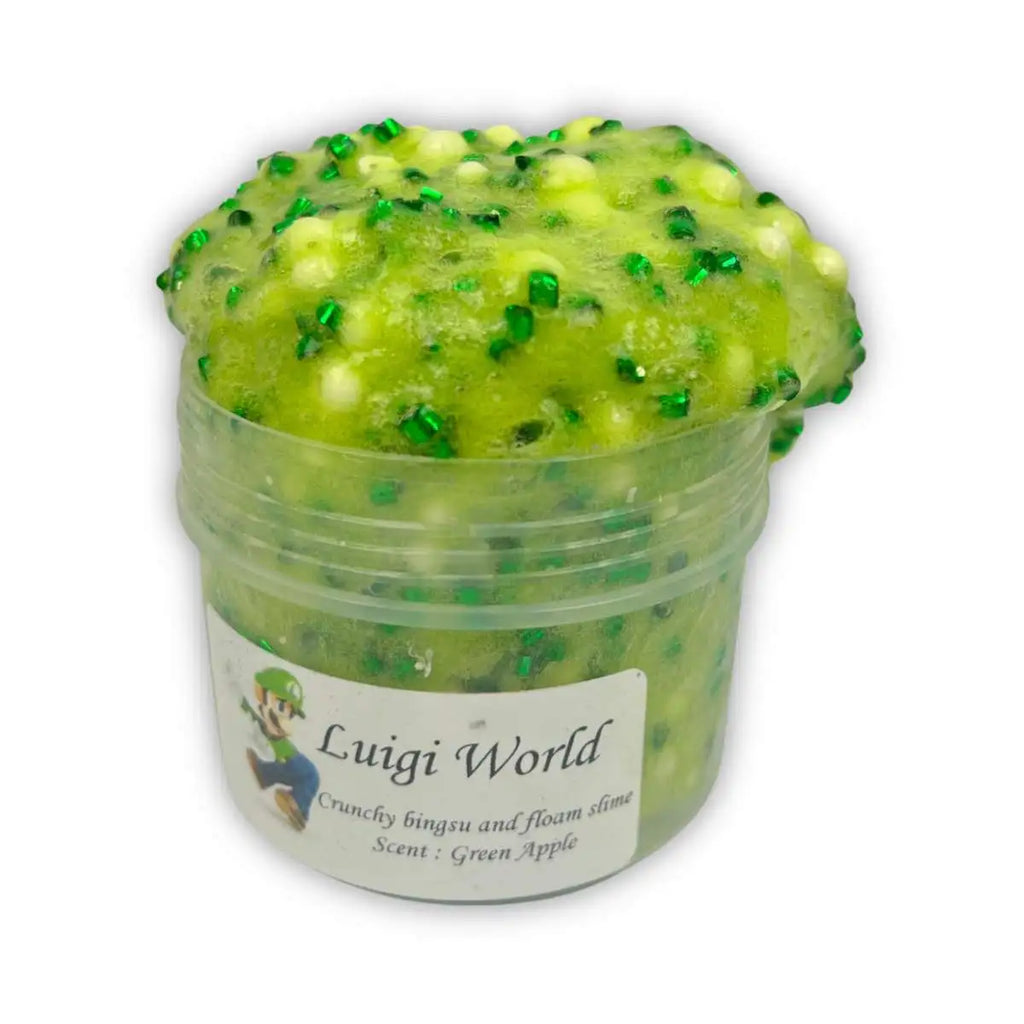 Luigi World Bingsu Slime - Aussie Slime Co. 3