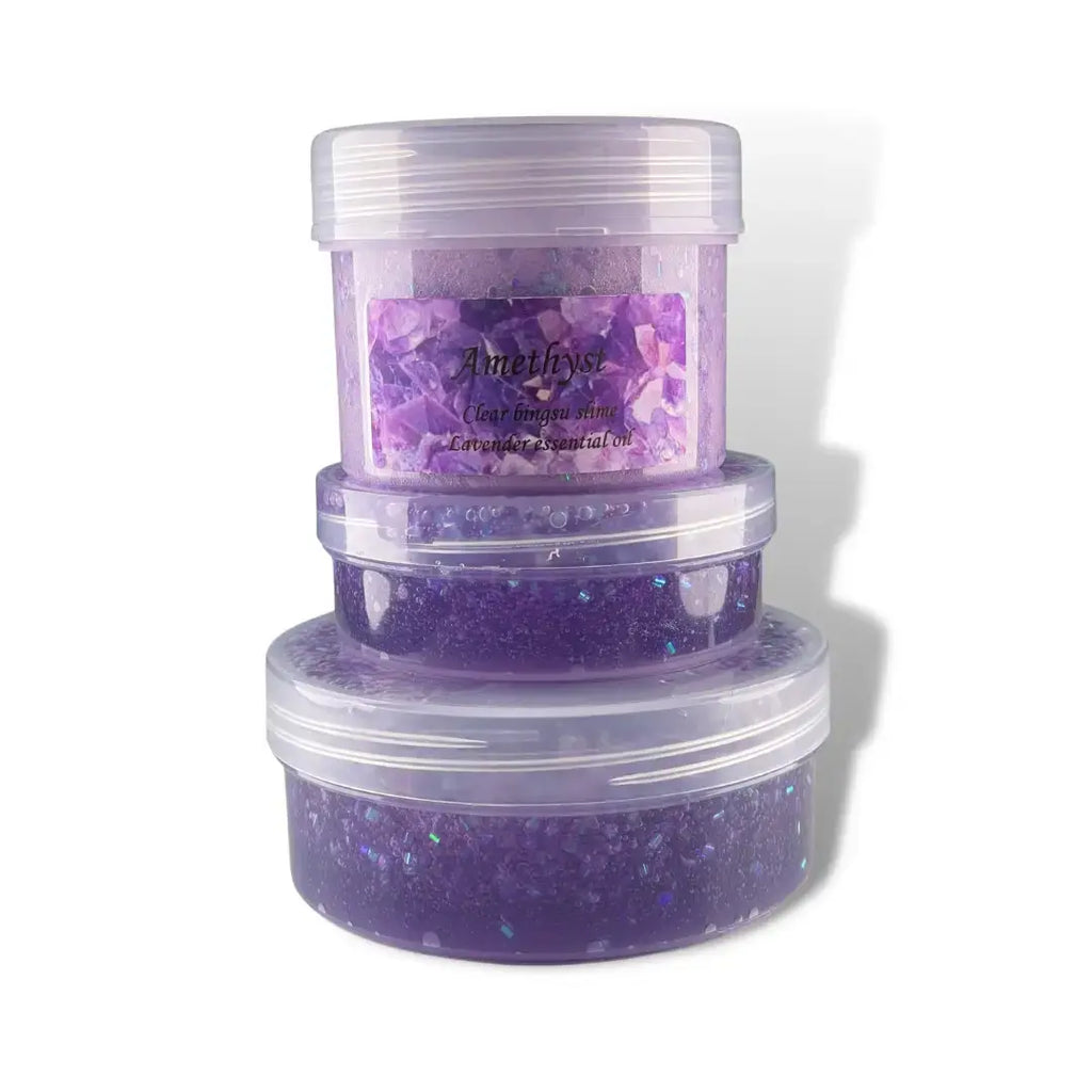 Amethyst - Clear Purple Bingsu Slime (NEW) 4