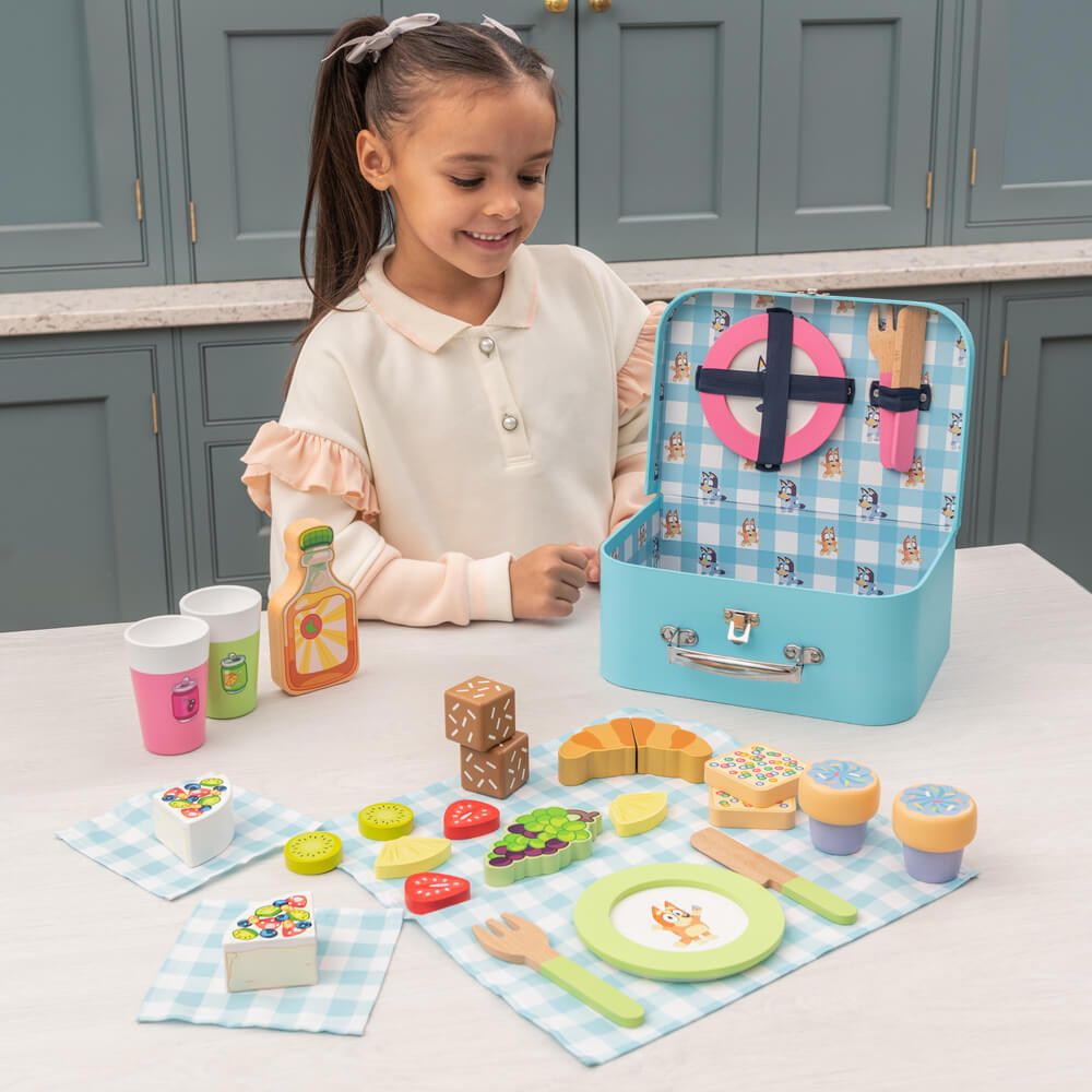 Bluey Wooden Picnic Set