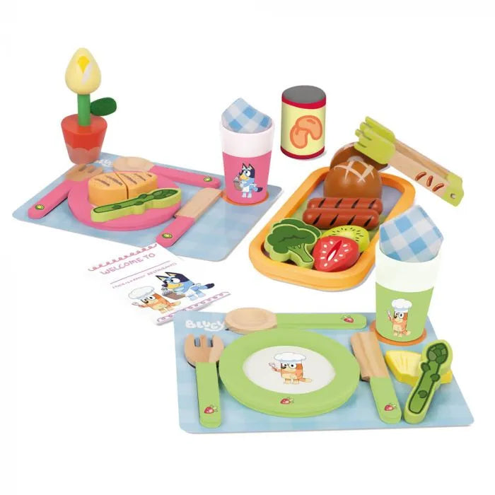Bluey Wooden Dine in with Bluey Set 03