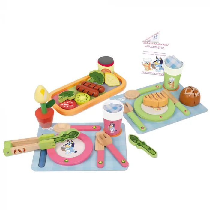 Bluey Wooden Dine in with Bluey Set 02
