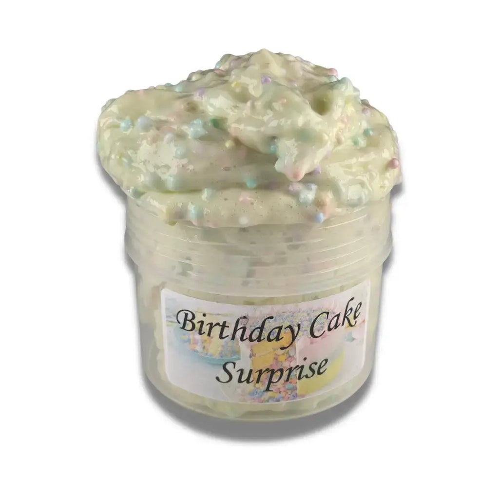 Floam Slime Birthday cake surprise show