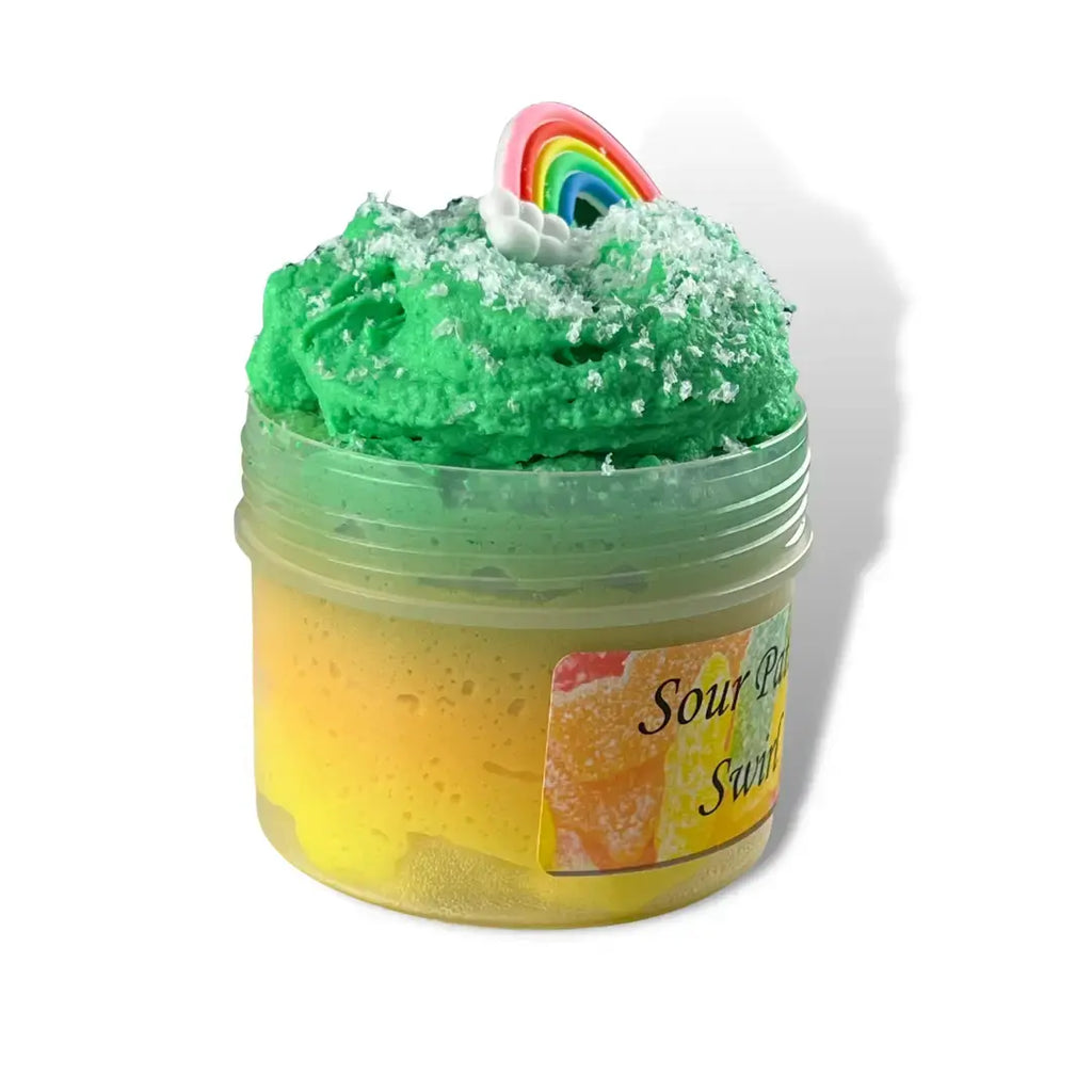 Sour Patch Swirl - Cloud Cream Slime 3