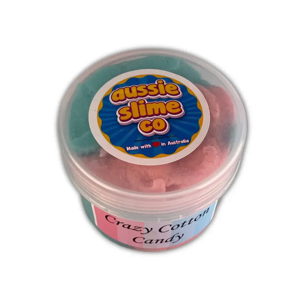 Crazy Cotton Candy Slime - Candy floss slime