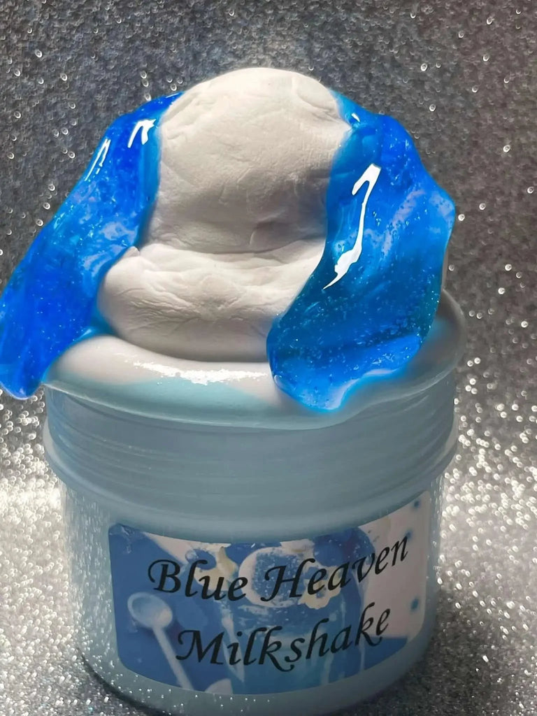 Blue Heaven Milkshake Slime - DIY Slime - Butter Slime 3