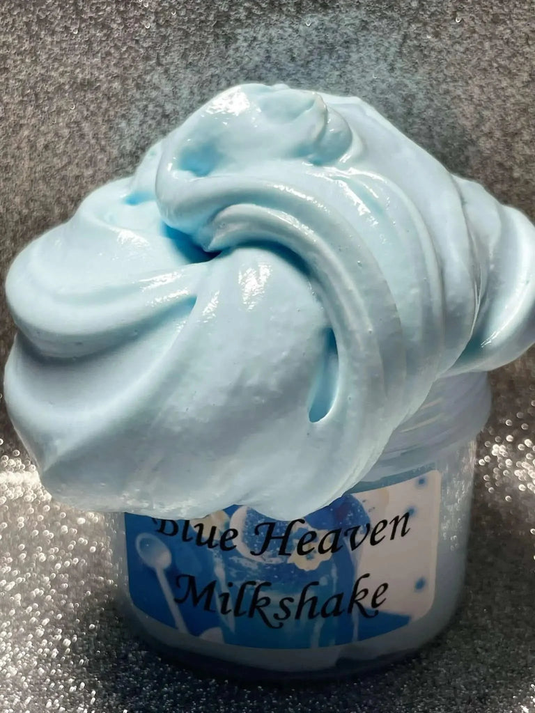 Blue Heaven Milkshake Slime - DIY Slime - Butter Slime 4