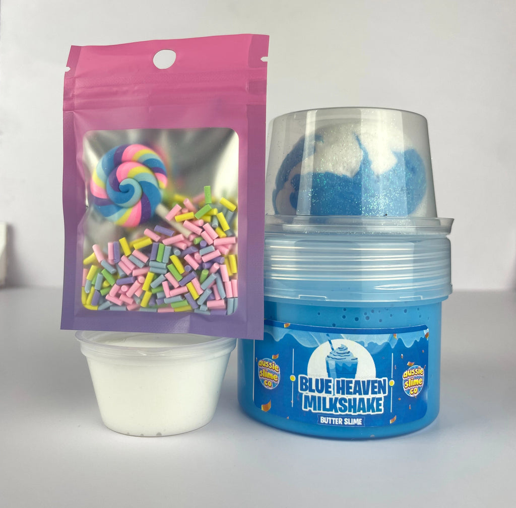 Blue Heaven Milkshake DIY Slime - Aussie Slime Co. 2