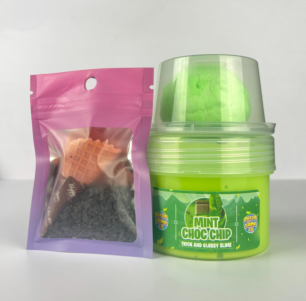 Mint Choc Chip DIY Slime - Aussie Slime Co. 2