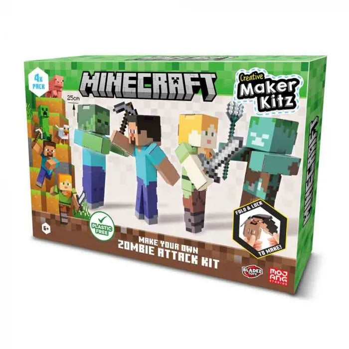 Minecraft Make Your Own Zombie Attack Kit 2