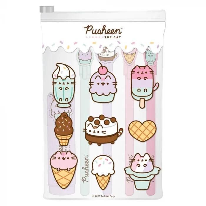 Pusheen Ice Cream Pen Set - Aussie Slime Co. - 01