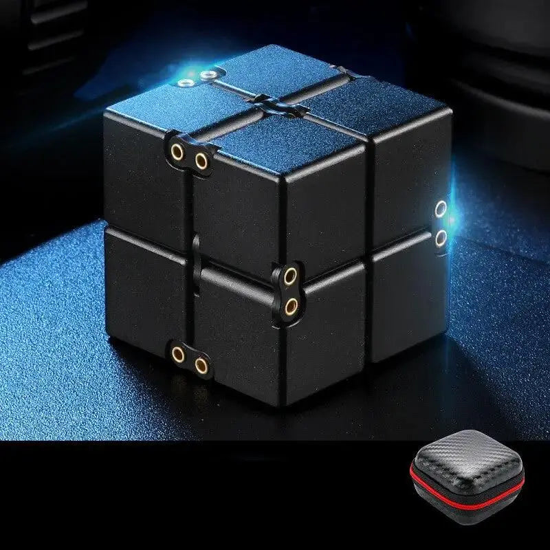 Weighted Infinity Cube Premium Infinity Cube Aluminium/ Metal Fidget Toy - Weighted