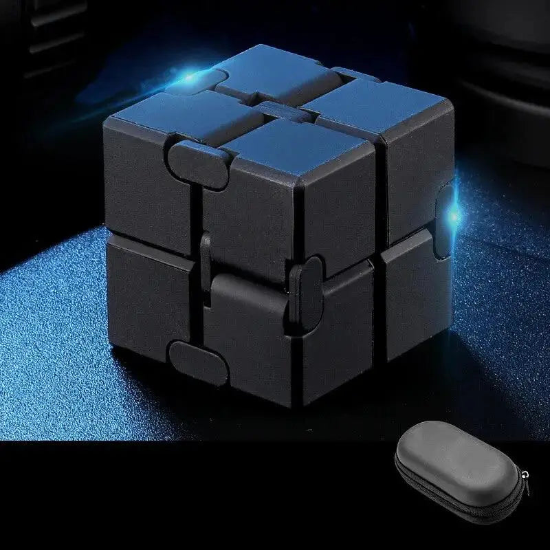 Premium Infinity Cube Aluminium/ Metal Fidget Toy 1