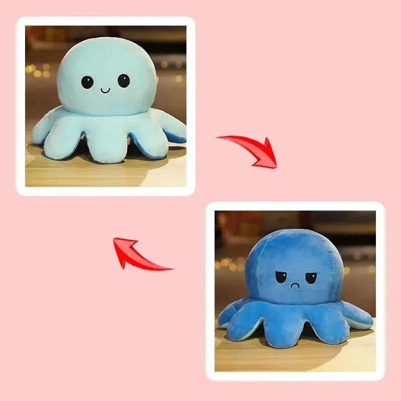 Reversible Octopus Plushie 20CM (Flip Octopus Soft Toy) 2