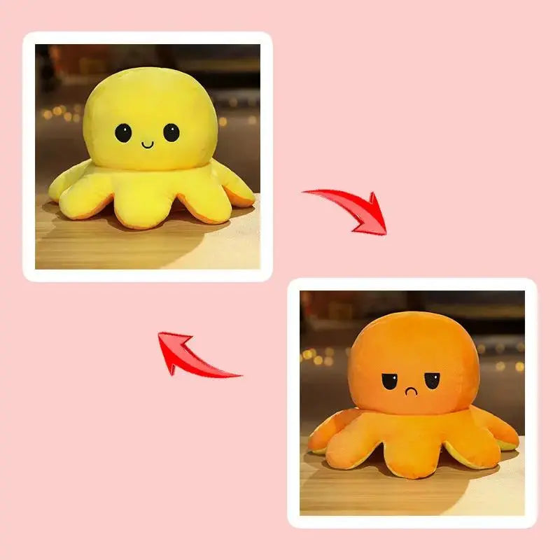 Reversible Octopus Plushie 20CM (Flip Octopus Soft Toy) 4