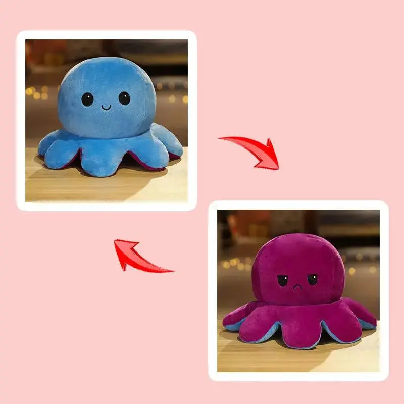 Reversible Octopus Plushie 20CM (Flip Octopus Soft Toy) 5