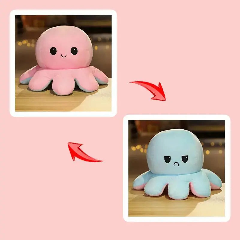 Reversible Octopus Plushie 20CM (Flip Octopus Soft Toy) 7