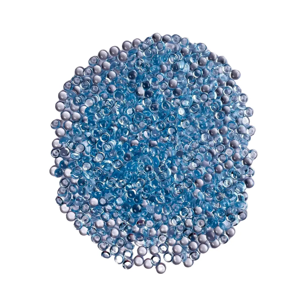 Light Blue Fish Bowl Beads 2