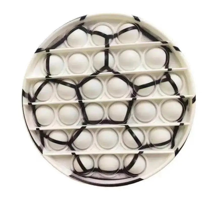 Printed Sport Balls Push Pop Bubble Fidgets Toys - Novelty & Gag Toys