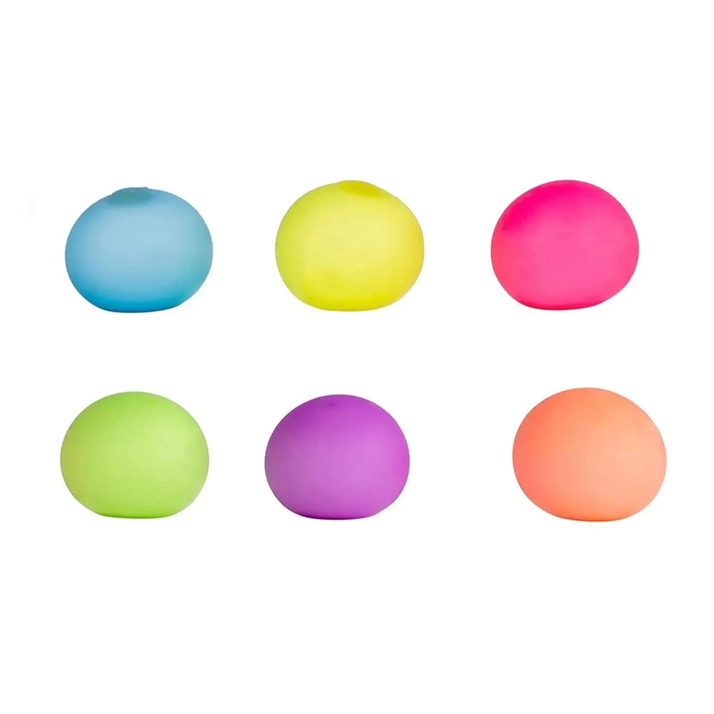 Glow in the Dark Squishy Stress Ball 6CM - multiple colors