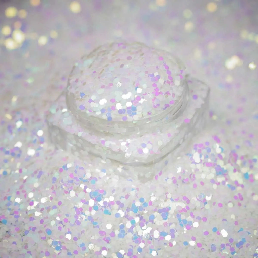 Chromatic Crazes Glitter | White - Glitz Your Life