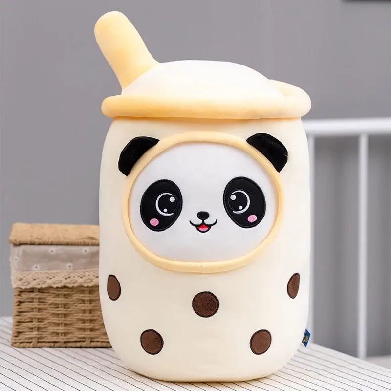 Panda Boba Tea Plushie Plush Pillow - Cuddly Toy 4