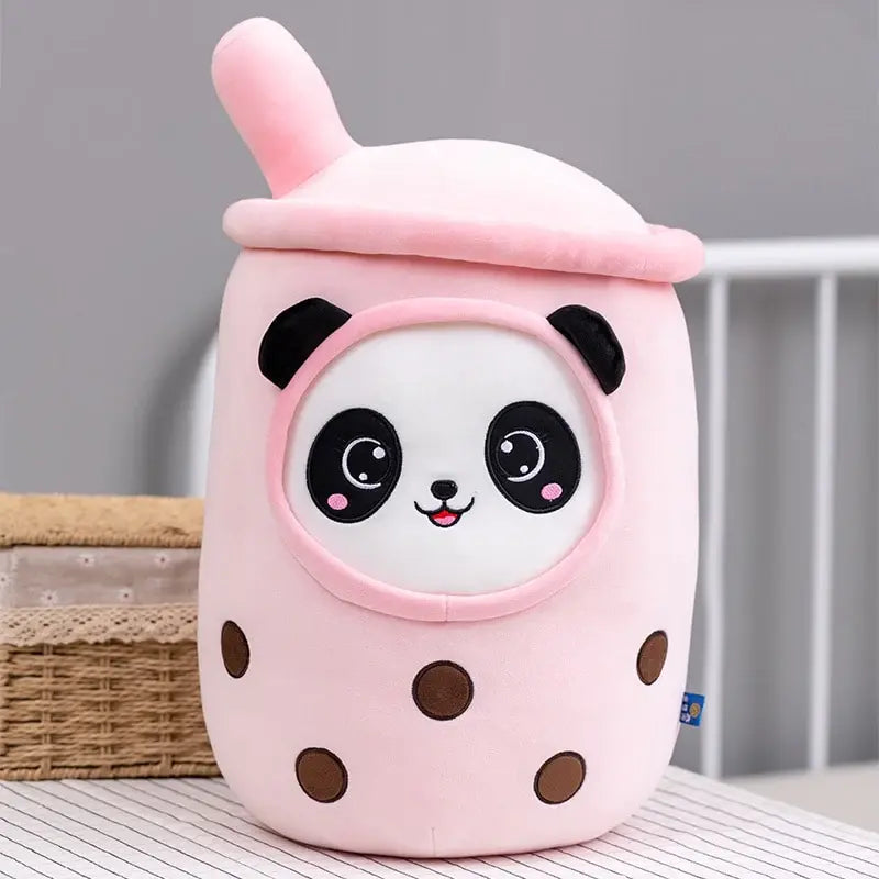 Panda Boba Tea Plushie Plush Pillow - Cuddly Toy 3
