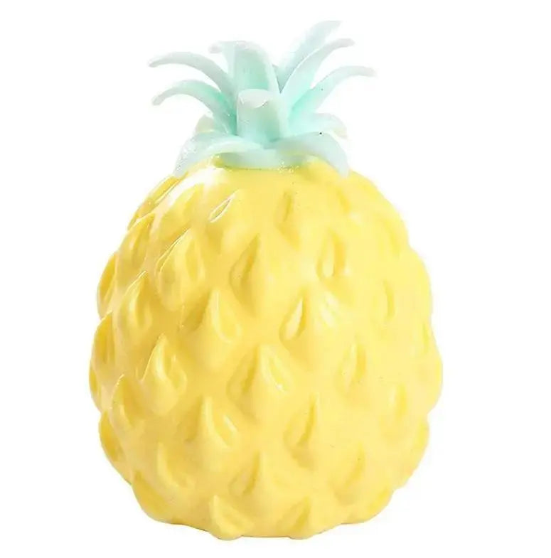 Pineapple Squishy Toy - Pineapple Squishy Stress Ball - yellow