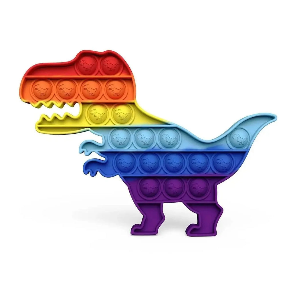 Rainbow Dinosaur Pop It - Fidgets Toys - Anti Stress Toys