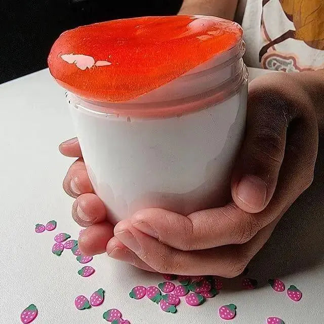 Strawberry & Cream Butter slime